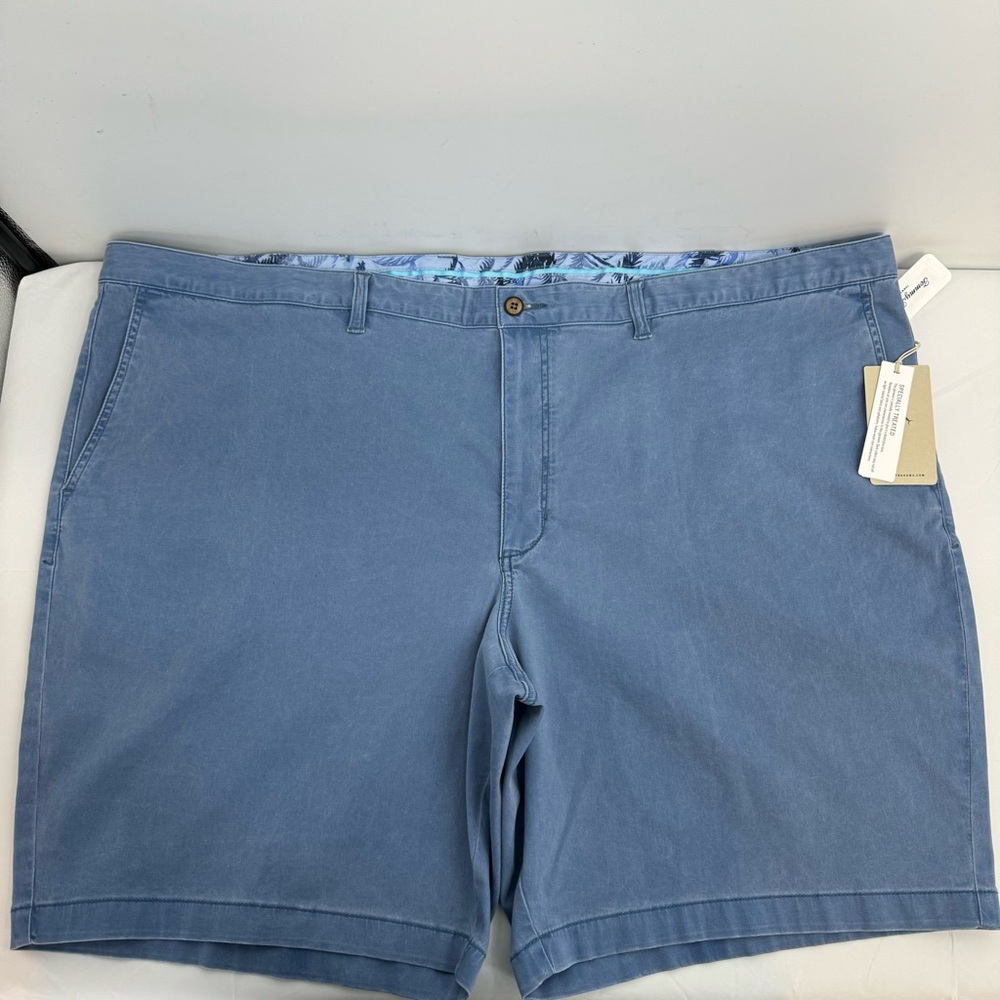 NWT Tommy Bahama Boracay Flat Front Shorts Men’s 54R Port Side Blue